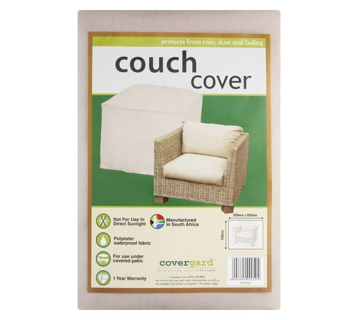 Polyester Single Seat Couch Cover - Beige