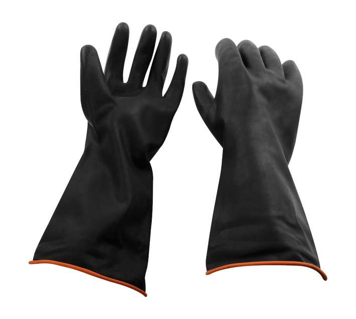 Evrigard Rubber Smooth Palm Elbow Length Gloves