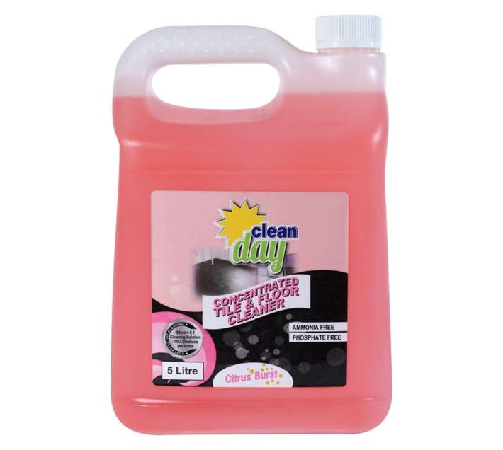 Clean Day Concentrated Tile Floor Cleaner - Pink (5L)