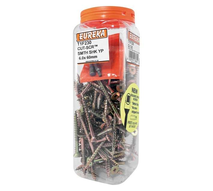 Eureka 6 x 60mm Cut/Screw Smooth Shank Yp (Q125)