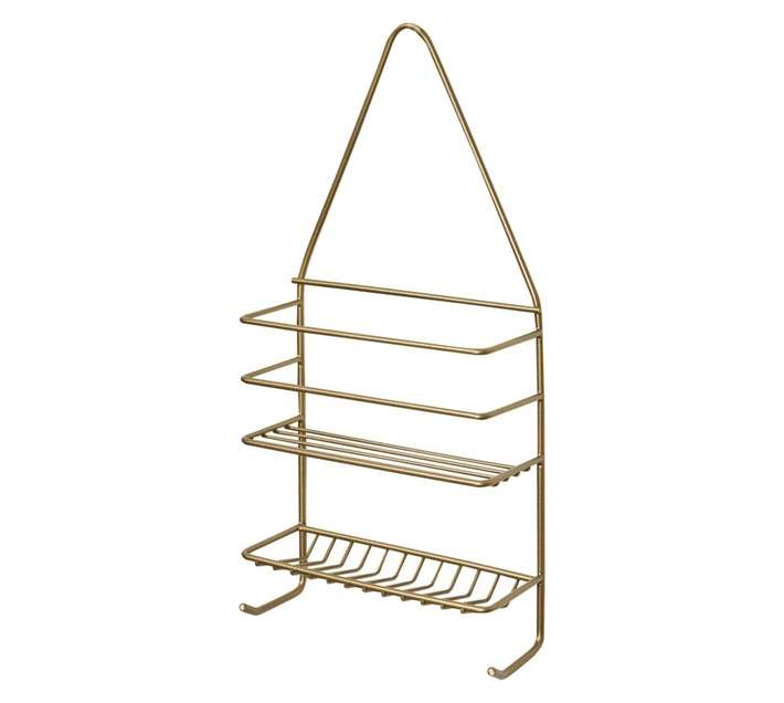 Steelcraft Medium Shower Caddy - Gold (205 x 86 x 457mm)