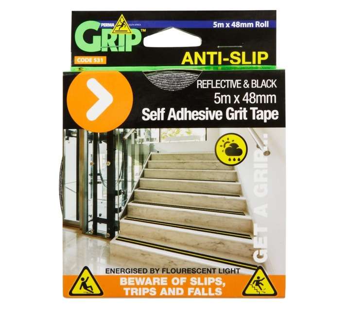 Perma Anti Slip Adhesive Tape - Reflect (48mm x 5m)