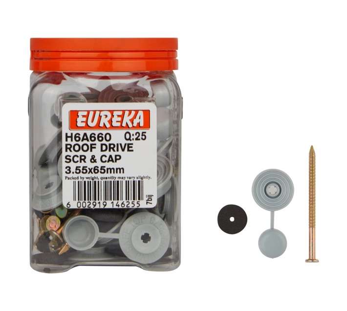 Eureka H6A660 Roof Drive Screw and Cap (3.55 x 65mm)