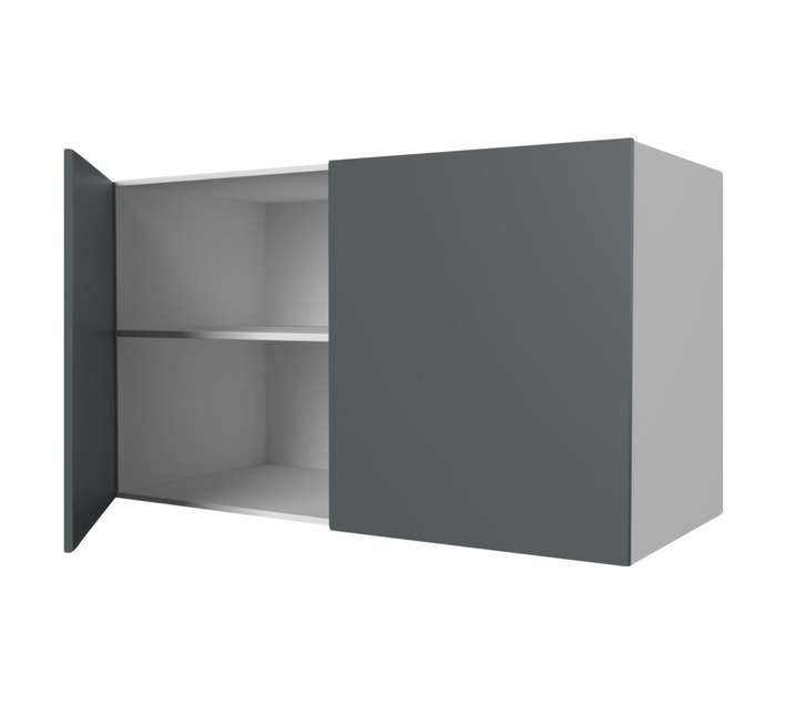 Home and Kitchen Gloss Top Cabinet Unit - Storm Grey (1200 x 300 x 720mm)