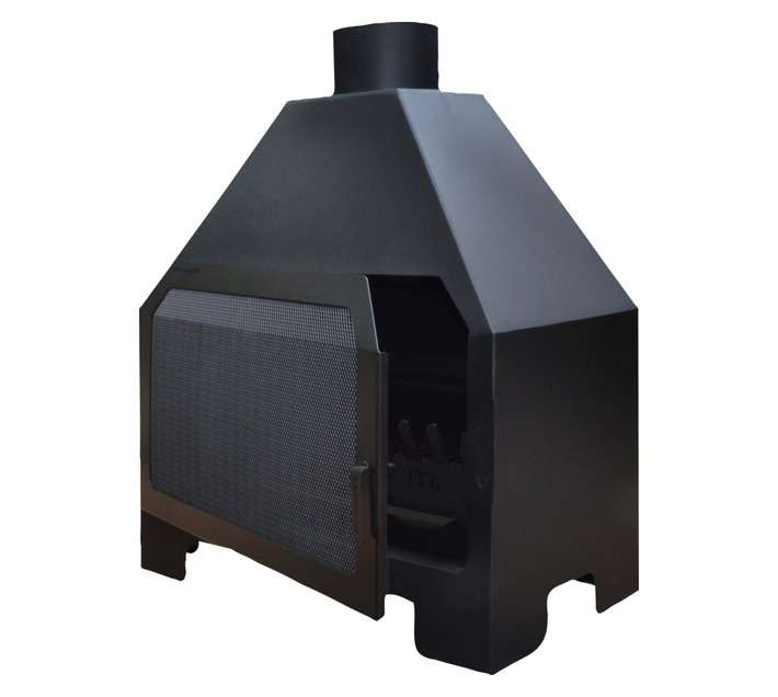 Megamaster FSF0029 Atlin 800 Freestanding Fireplace - Black (450 x 800 x 950mm)