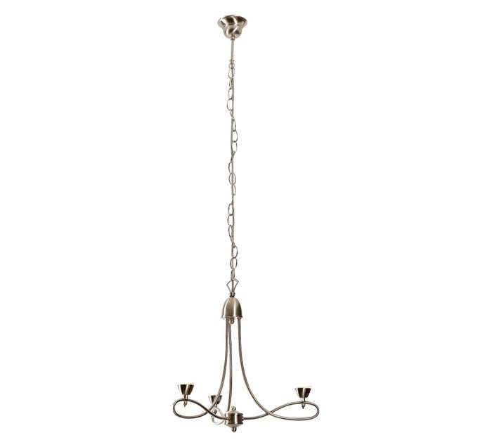 Eurolux 3 Light Chandelier - Satin Chrome (40W)