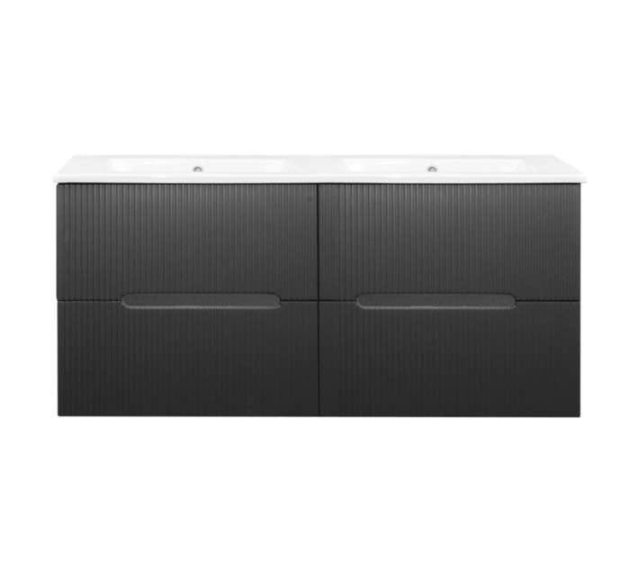 Lusso Wall Mount Moderno Vanity Cabinet - Grey (1200mm)