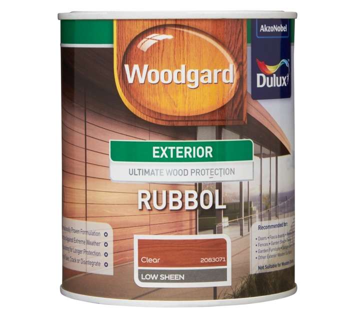 Dulux Woodgard Rubbol Varnish - Clear (1L)