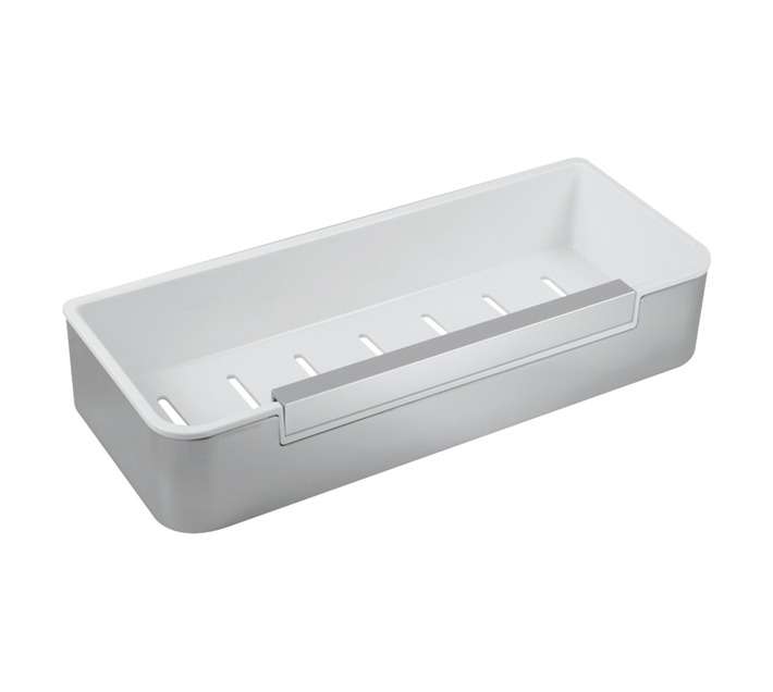 MacNeil Shower Caddy with Wiper - White (290 x 121 x 53mm)