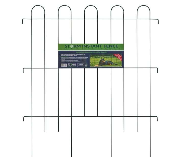 Storm Instant Panel Fence - Green (1100 x 1240mm)
