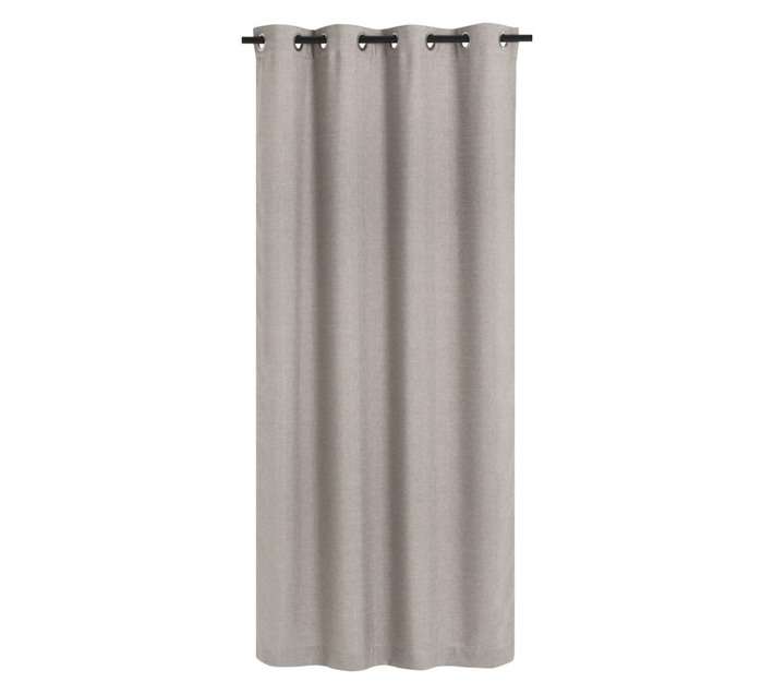 Design House Sublime Eyelet Curtain - Platinum (2300 x 2250mm)