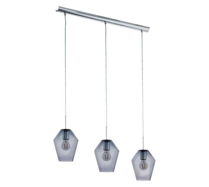 Eglo P1011 Murmillo Smoked Glass Chandelier