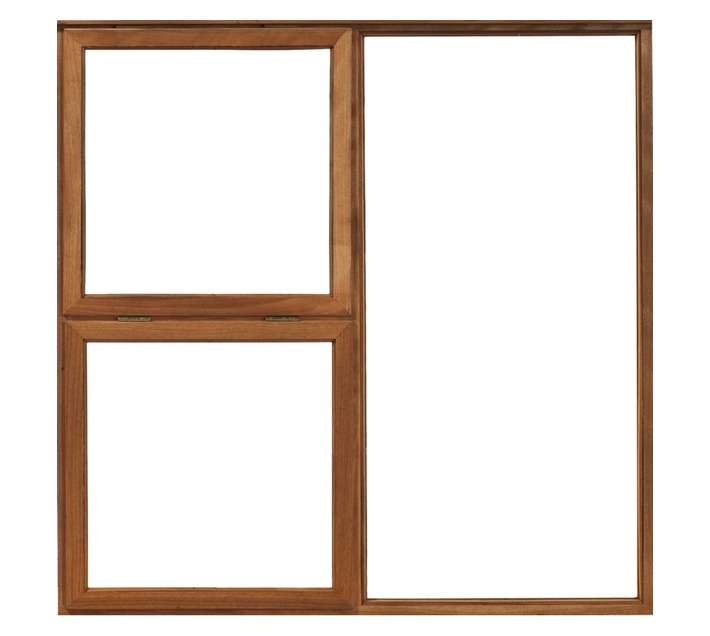 Swartland KS2/KS1 Meranti 5 Lite Steel Window Frame (1834 x 1187mm)