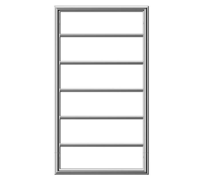 Jeeves ZAT5520R Spartan Boxx Heated Towel Rail (935 x 520mm)