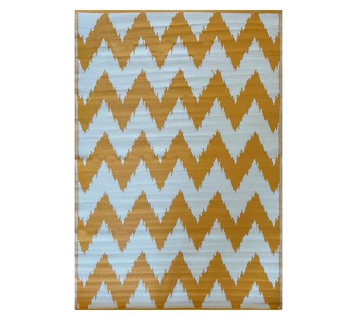 Stefano and Co Chevron Pitaya Rug - Orange (2300 x 1600mm)