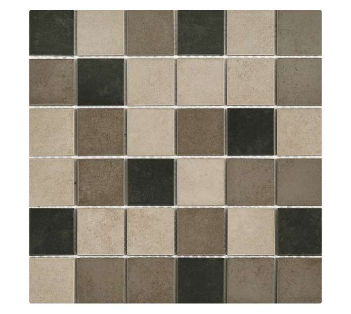 Ceramic Wholesalers FTCR 089 Porcelain Mosaic Tile - Light Grey (305 x 305mm)