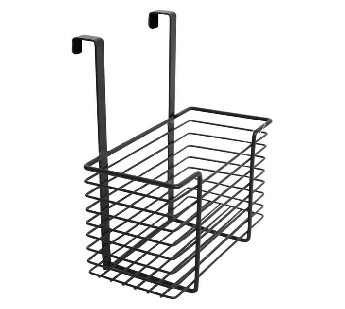 Home and Kitchen Over Cabinet Basket - Black (240 x 120 x 275mm)