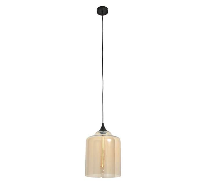 Eurolux Elixir Electroplated Pendant Light - Black/Champagne (60W)
