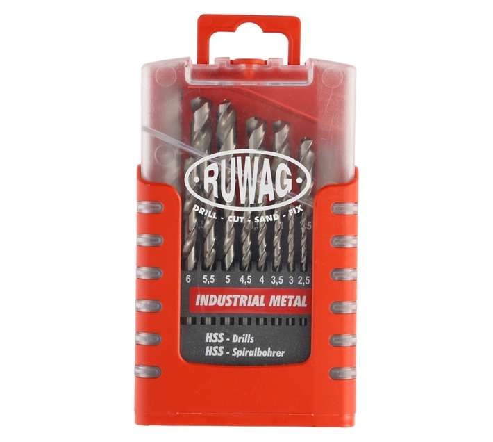 Ruwag Industrial Metal Drill Bit Set (19 Piece)