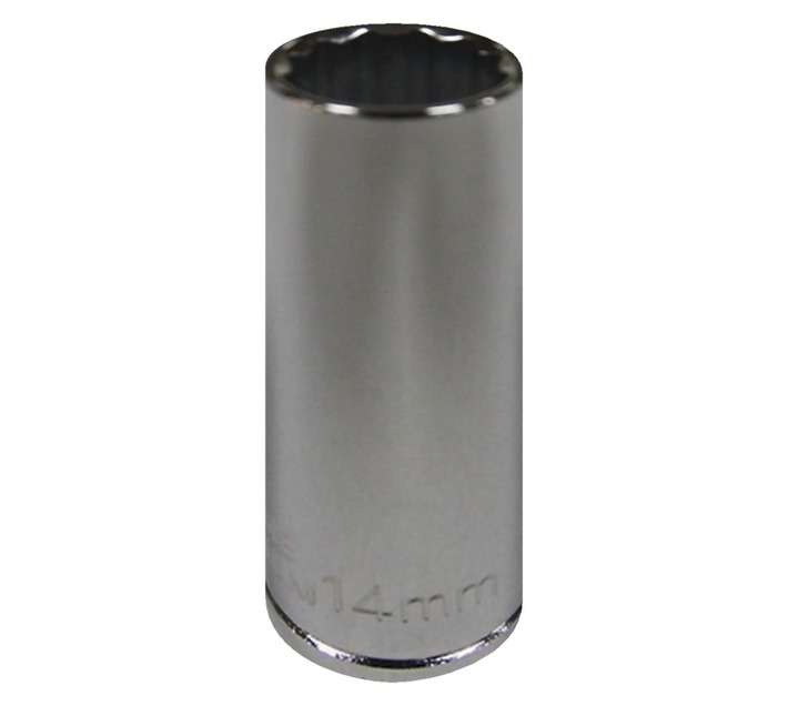Mastercraft D/Wall Socket 3/8 Inch Dr 12 Pt - Chrome (14mm)