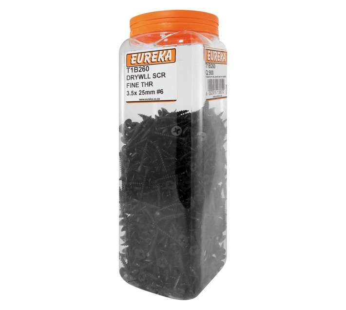 Eureka 900 x Fine Drywall Screws (3.5 x 25mm)