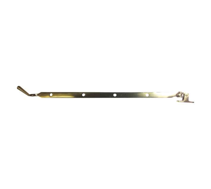 Euro Brass Fanlight Stay - Brass (350mm)