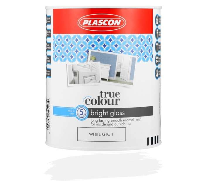 Plascon True Colour Bright Gloss - Cream (1L)