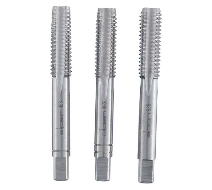 Alpen M12 HSS Hand Tap Set with Pouch (0.5mm)