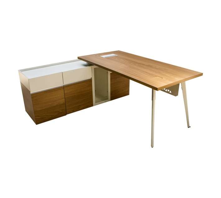 GOF Riley Office Desk - Oak (1800 x 1700 x 950mm)
