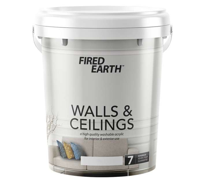 Fired Earth Walls and Ceilings - Skim White (20L)