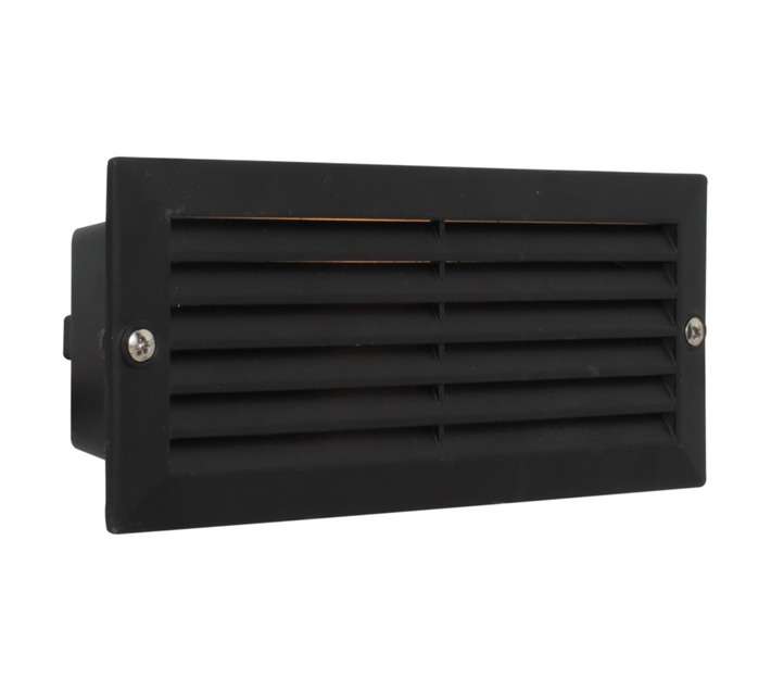 Eurolux Louvre Brick Foot Light - Black (60W)