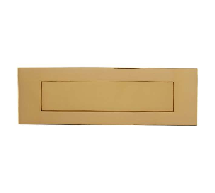 Euro Brass Victorian Letter Plate - Brass (250mm)