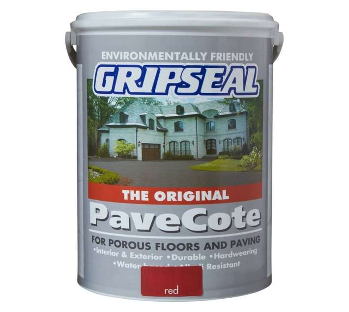 Gripseal Pavecote Paving Paint - Red (5L)