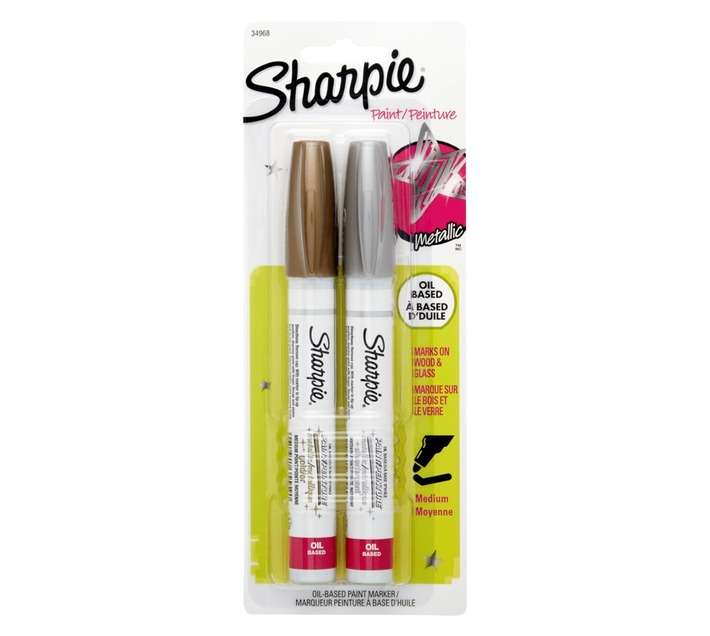 Sharpie NS34968PP 2 x Paint Marker - Gold/Silver