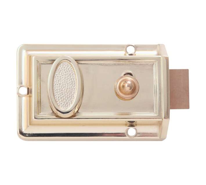 Euro Brass Lock Night Latch Brass