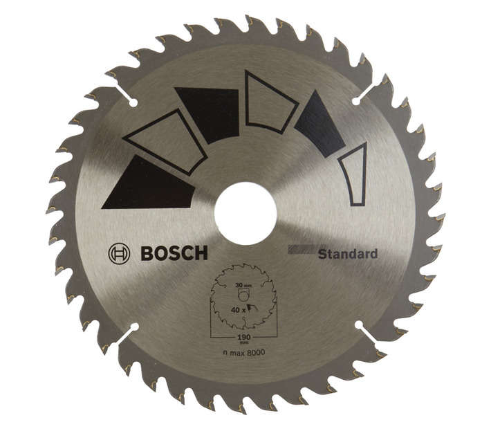 Bosch 40t Circular Saw Blade (190mm)