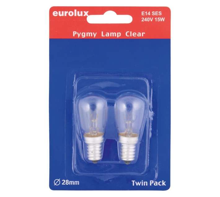 Eurolux G509 2 x Pygmy Incandescent Lamp - Clear (15w)