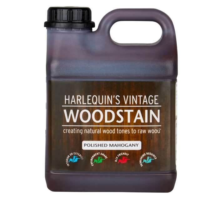 Harlequin Wood Stain - Polished Mah (1L)