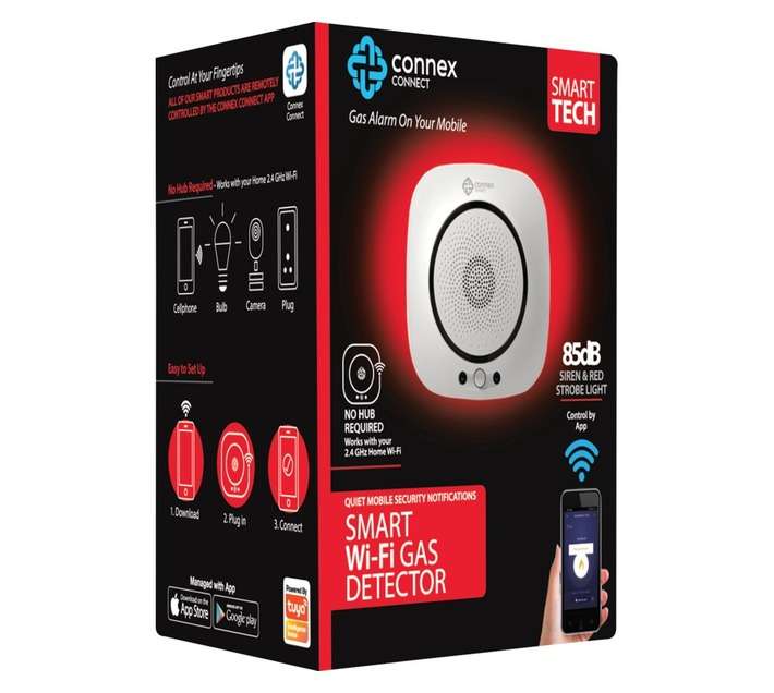 Connex Connect Smart Gas Detector Alarm