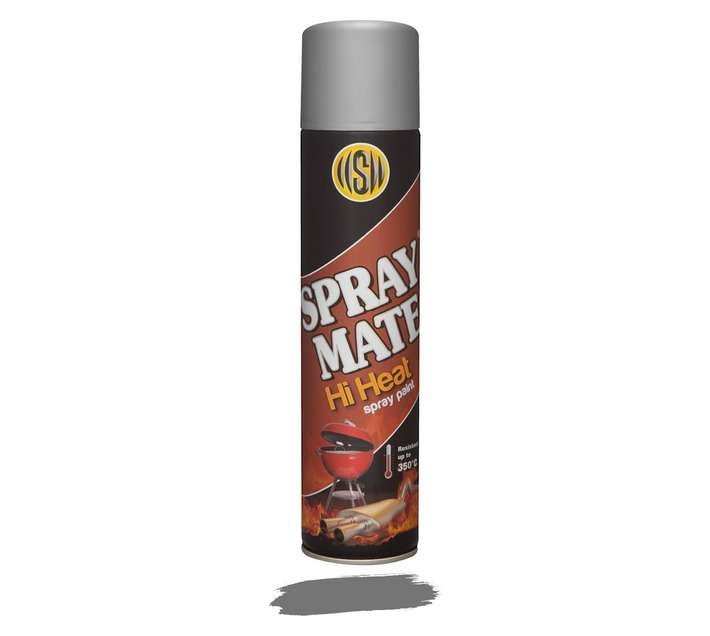 Spraymate Spray Paint Hi Heat - Silver (250ml)