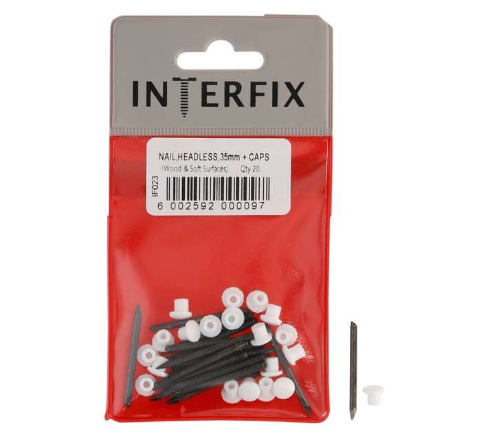 Interfix IF023 20 x Long Nails and Caps
