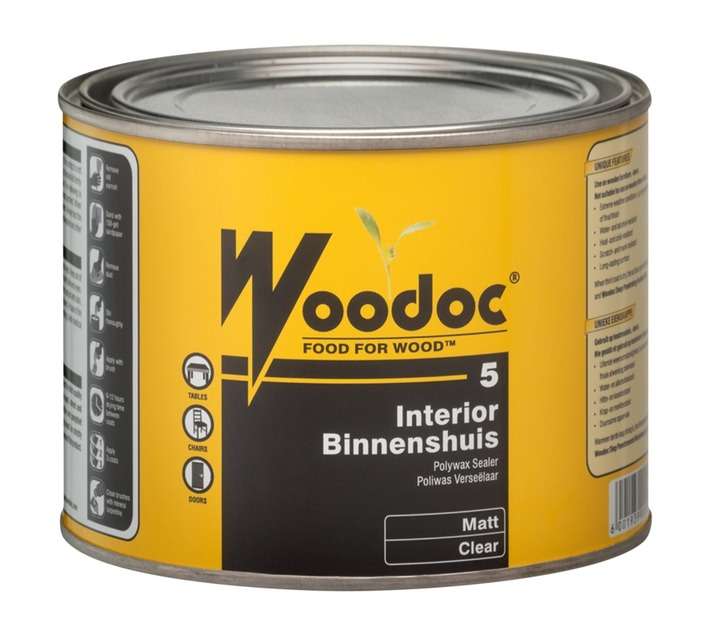 Woodoc 5 Indoor Polywax Sealer - Matt Clear (1L)