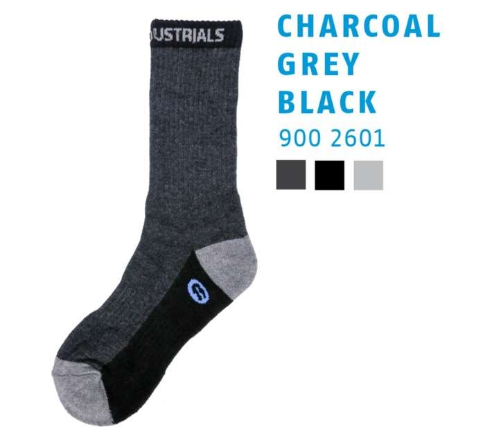 Bata Socks - Charcoal/Black (Size 5-9)