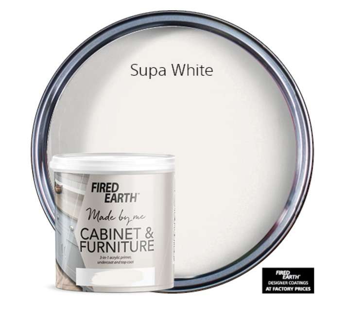 Fired Earth Cabinet and Furniture - Supa White (1L)