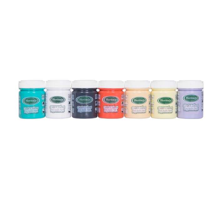 Heritage 7 Piece Acrylic Goldfish Kit (50ml)