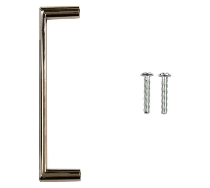 Home and Kitchen Diamond Handle - Brushed Silver (96mm)
