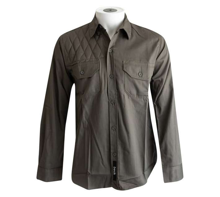 Beck Long Sleeve Hunter Shirt - Olive (S)