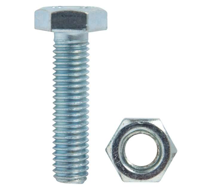BP-SETN1040-8 8 x Hex Bolts and Nuts Set (10 x 40mm)
