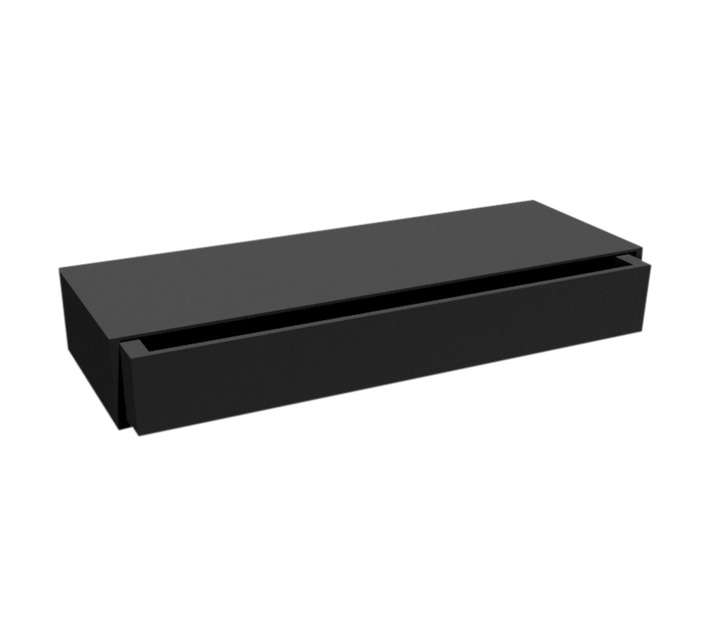 Shelfmate Secret Floating Shelf - Black (445 x 15 x 70mm)