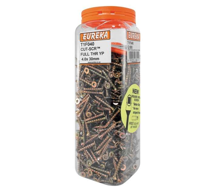 Eureka 4 x 30mm Cut/Screw Full Threaded Yp (Q800)